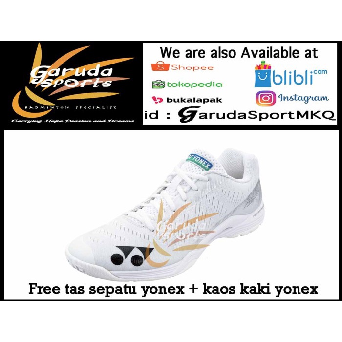 {MentariStore} Sepatu Yonex Aerus Z White 75Th Sepatu Yonex Aerus Z putih 75 Limited Limited