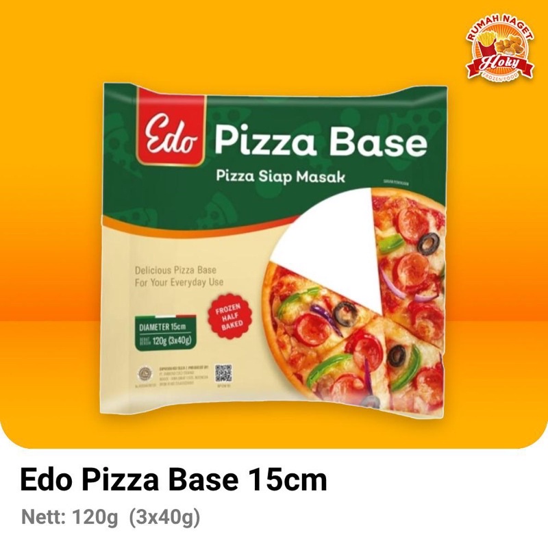 

Edo Pizza Base diameter 15cm (isi 3 pcs)