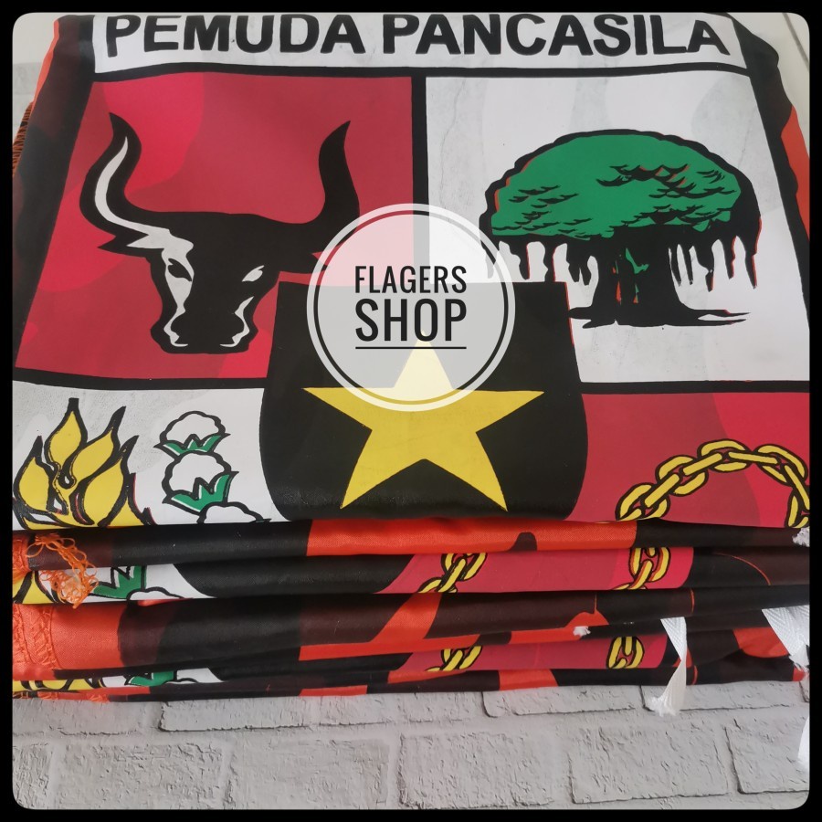 

[ISI 50 PCS] Bendera Pemuda Pancasila Loreng 60x90 cm