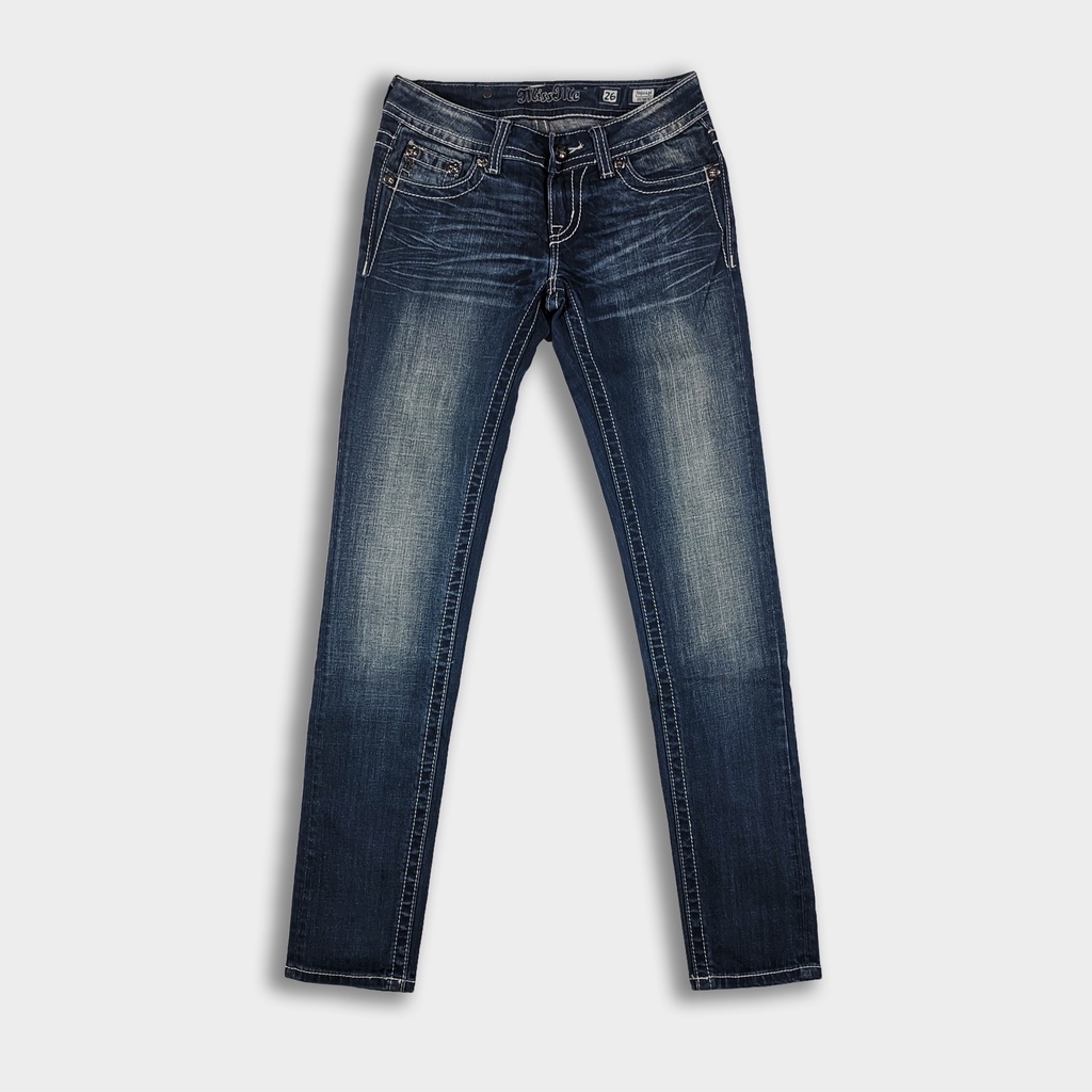 Miss Me JP-6048-S Denim Longpants Women | Celana Panjang Denim Wanita Miss Me