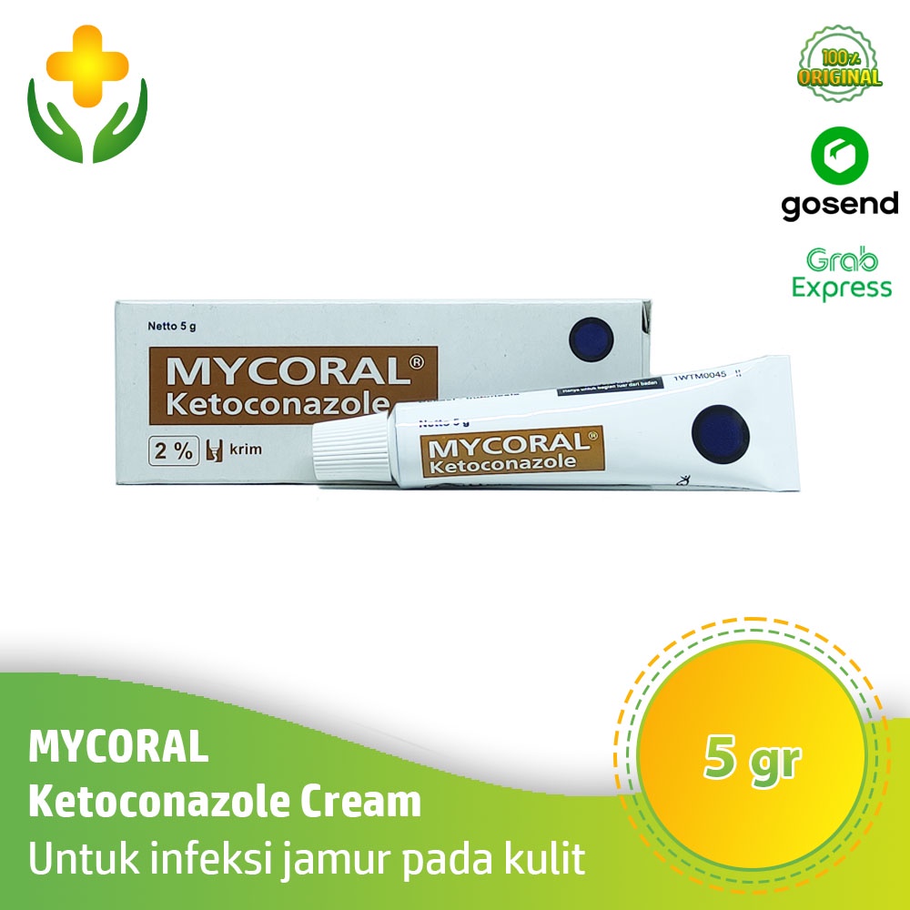 Mycoral Cream 5 gr Krim Anti Jamur Panu Kurap Micoral Cream Mycoral Krim