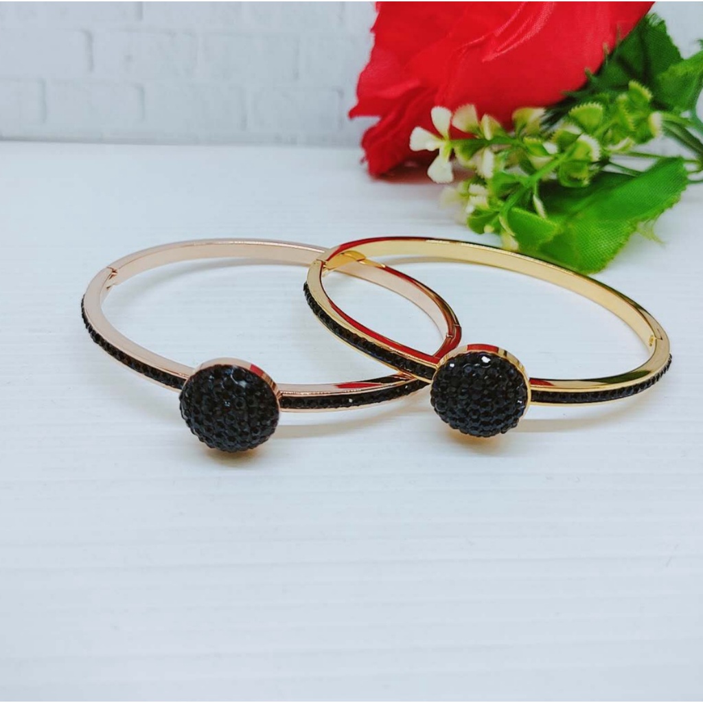 Gelang Titanium Mata Full Perhiasan Wanita Jewelery 1340