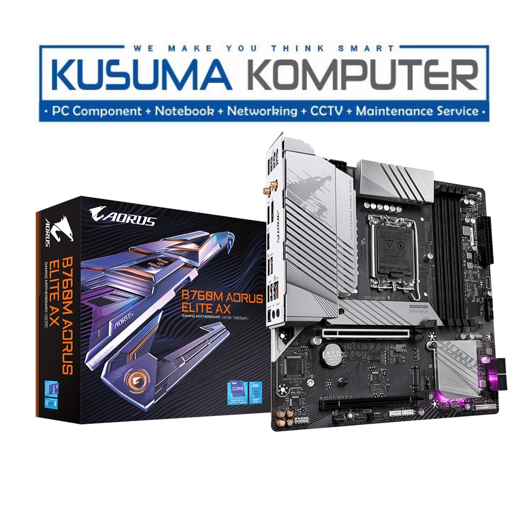 Gigabyte Motherboard B760M AORUS ELITE AX  DDR5 LGA 1700