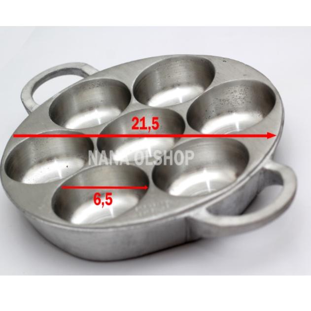 SIAP KIRIM Cetakan Kue Mabak Mini Lumpur Apem Bika Ambon Wingko Cilor 6cm+Tutup+Sutil