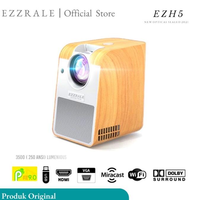 Ezzrale Ezh5 Smart Mini Android Bluetooth Projector Android Proyektor Streethuupsstore