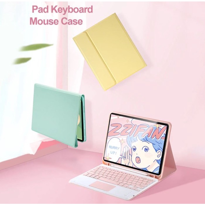 Ipad 7 8 th 2019 2020 10.2 Case Keyboard Bluetooth Trackpad