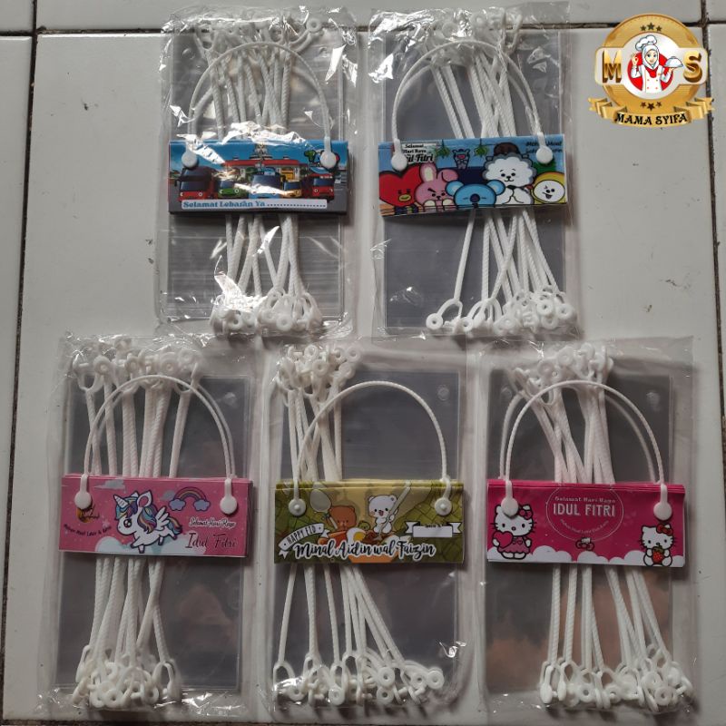 

TAS PLASTIK SNACK LEBARAN IDUL FITRI 10X20 CM & 12X25 CM 1 PACK ISI 10 PCS | TAS SNACK THR LEBARAN