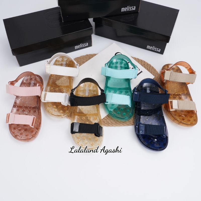 Sepatu sandal melissa Papete Rider MIRROR /sepatu sandal melissa/sandal jelly wanita