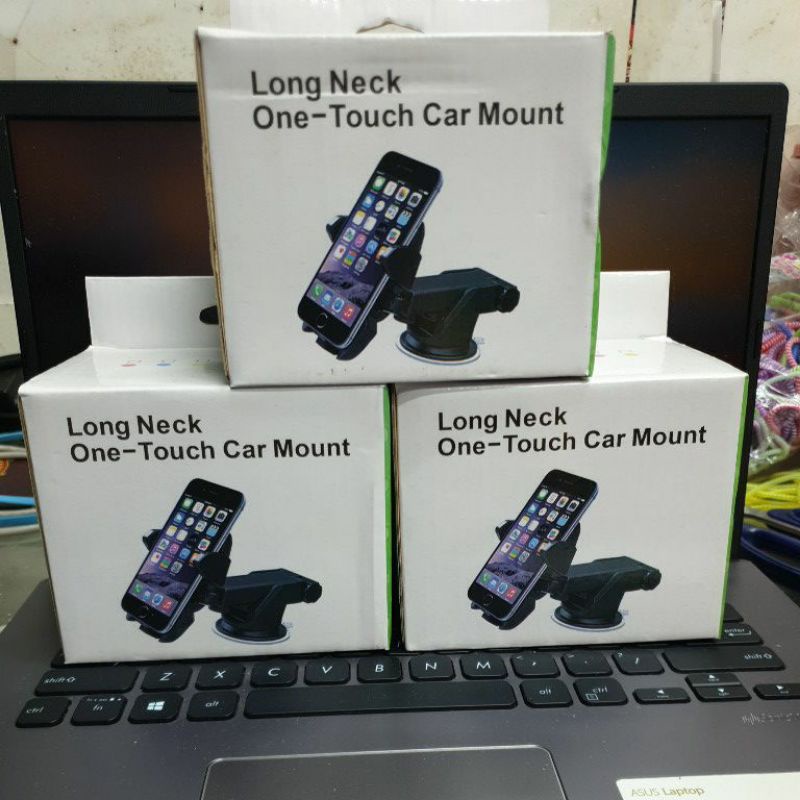 HOLDER MOBIL LONG NECK ONE - TOUCH CAR MOUNT