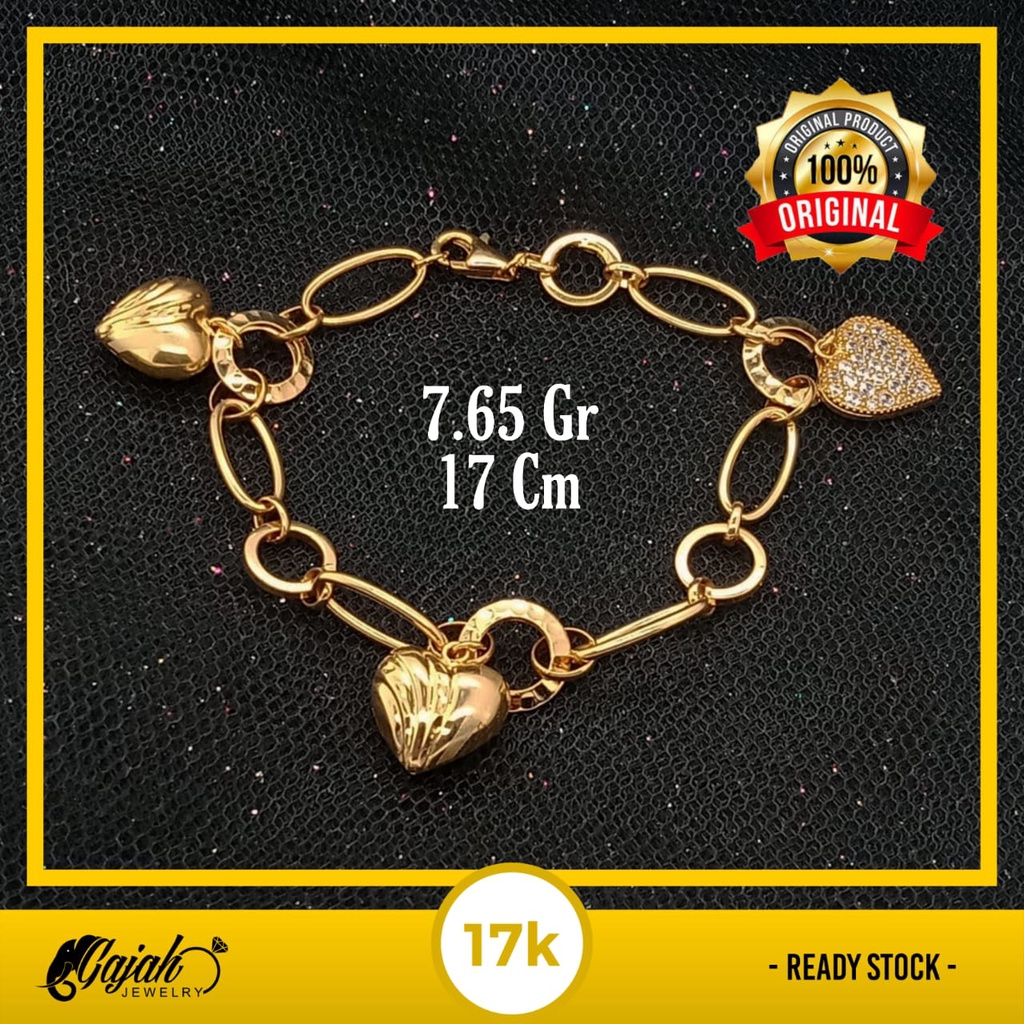 Gelang Emas 17K - 7.65 Gr Kadar 750 - 4492