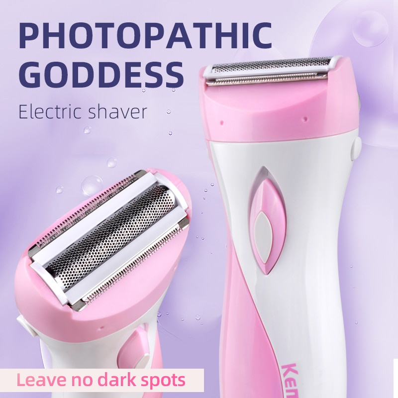 Kemei Women Shave Wool Device Knife Electric Shaver Wool Epilator Shaving Lady's Shaver Female Care KM-3018