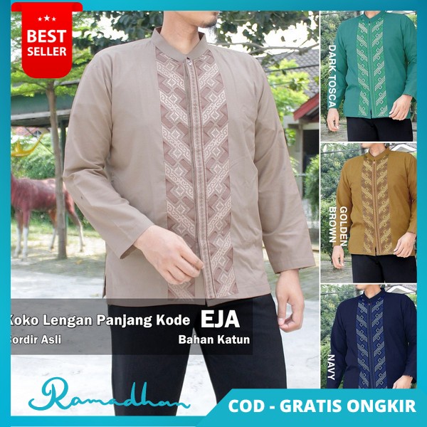 Kemejamuslim Laki Distro Turki Import Baju Muslim Pria Dewasa Pakistan Lebaran Koko Cowok Cowo Moder