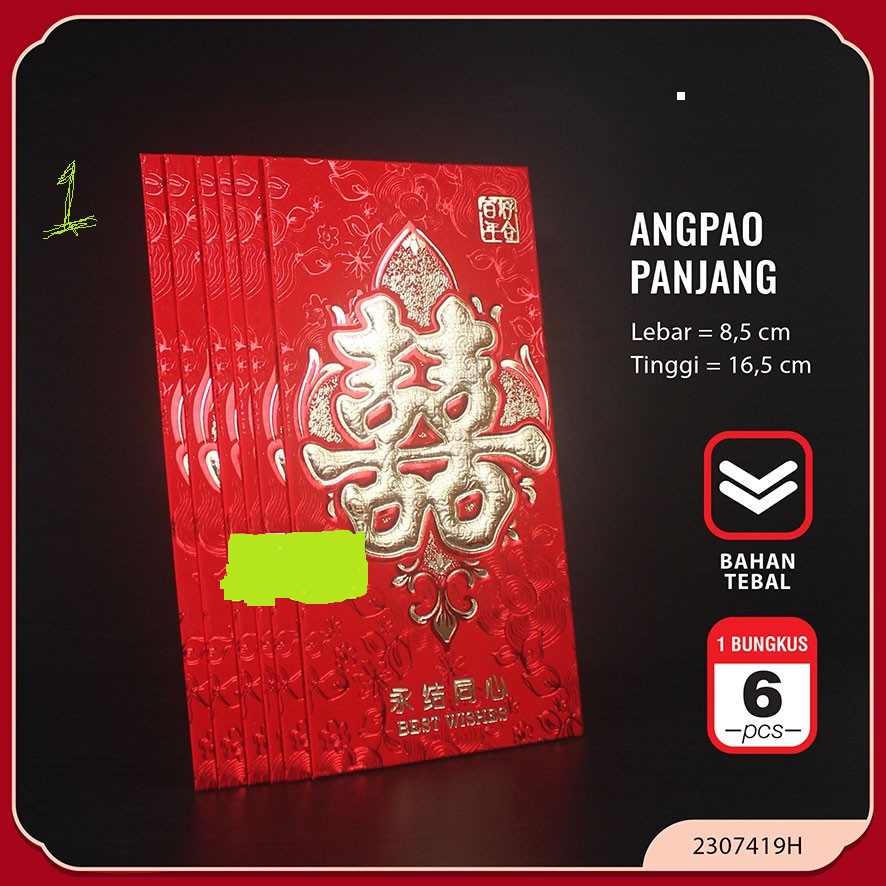

ANGPAO PANJANG WEDDING PERNIKAHAN TEBAL NEW SERIES 6PC