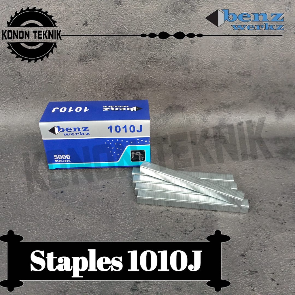 

Isi staples tembak angin 1010J Benz Werkz Staples 1010J 5000Pcs / Isi staples tembak angin 1010J Benz Werkz Staples 1010J 5000Pcs