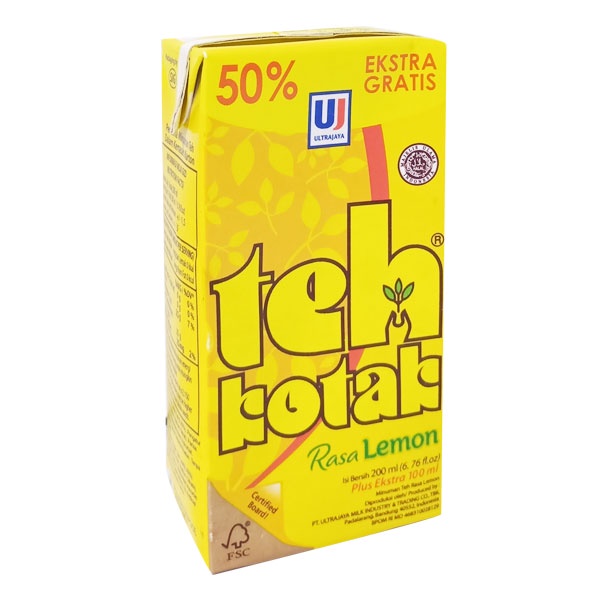 

ULTRA TEH KOTAK LEMON TP 300 ML