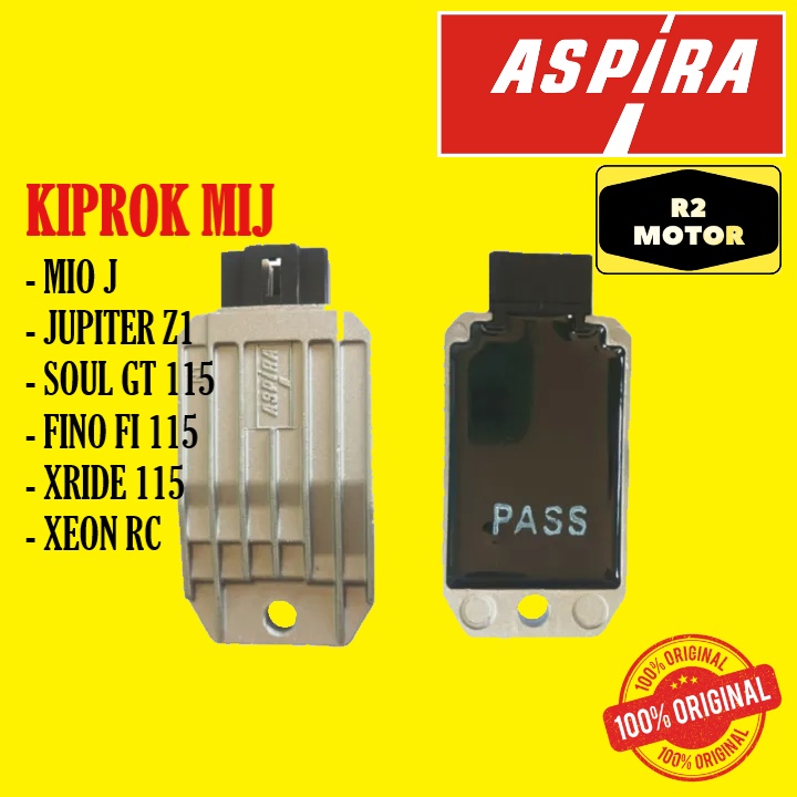 KIPROK RECTIFIER REGULATOR MIJ ASPIRA MIO J JUPITER Z1 SOUL GT FINO FI XRIDE 115 XEON RC 54P-H1960-00