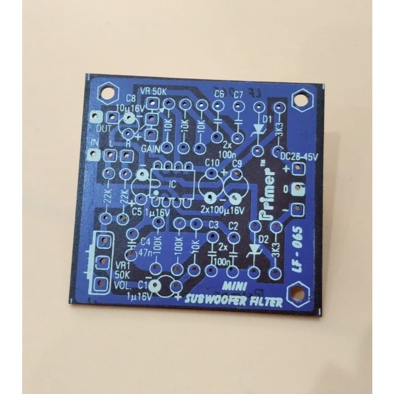 PCB Mini subwoofer Filter (LF 065)