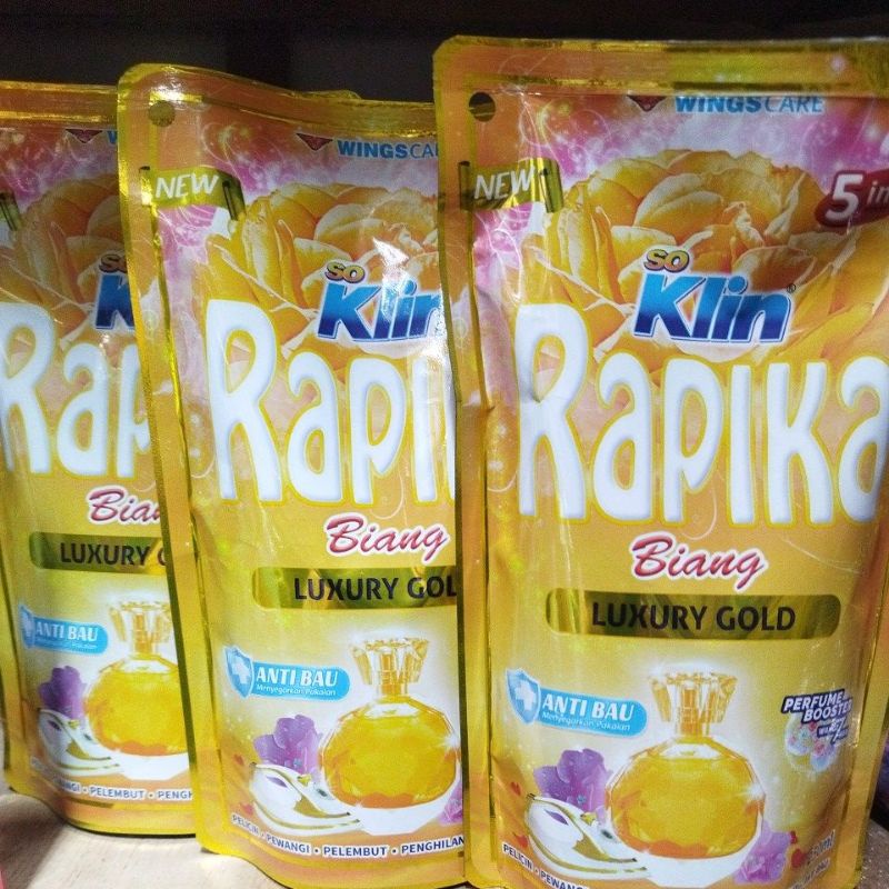 Rapika pelicin pakaian 250 dan 400 ml siap pakai