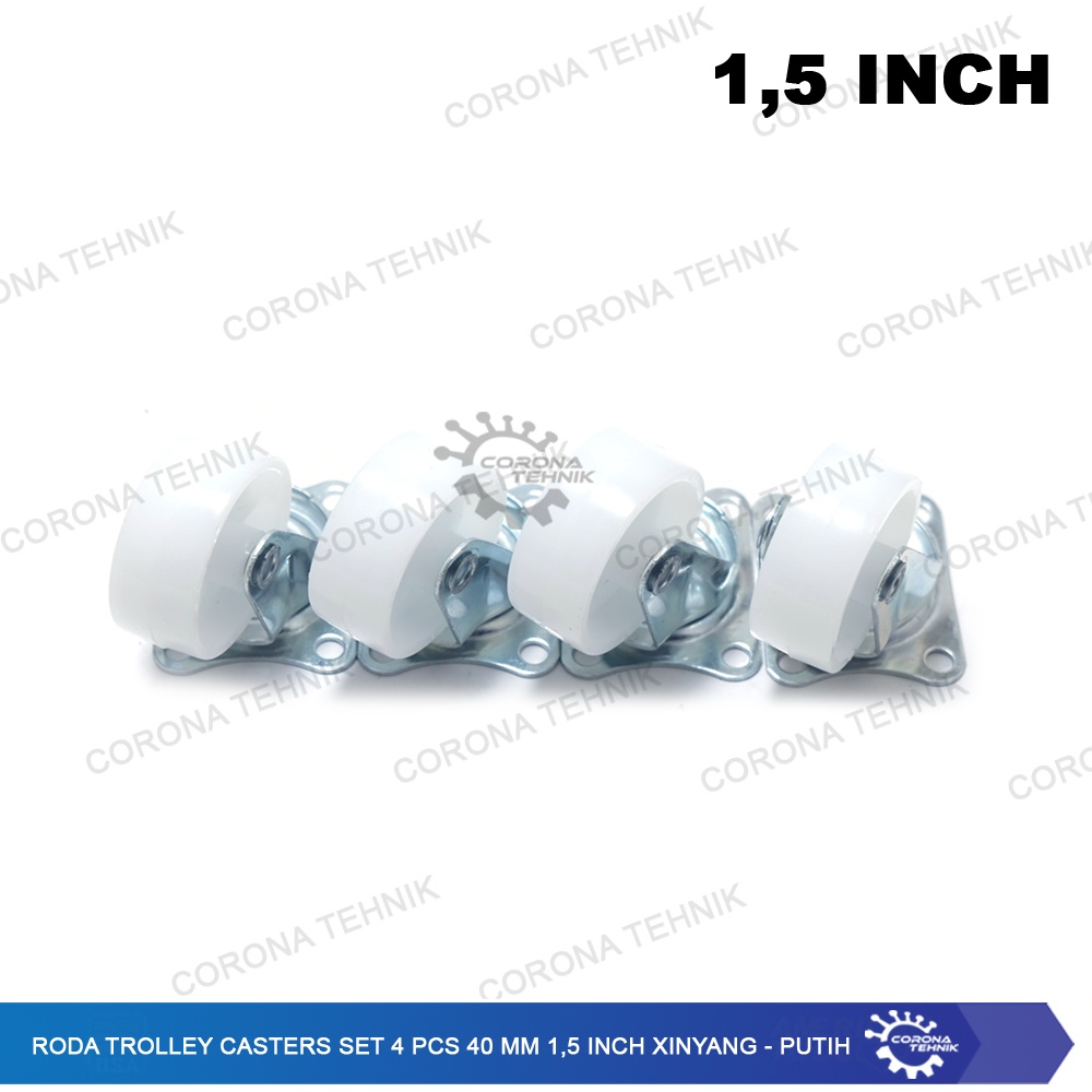Set 4 Pcs 40 mm 1,5 Inch XINYANG Roda Trolley Casters