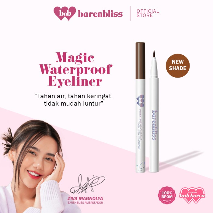 [BPOM] [100% ORI&amp;READY]BNB barenbliss Better Than Magic Eyeliner Waterproof Korea Make Up Eyeliner Pensil