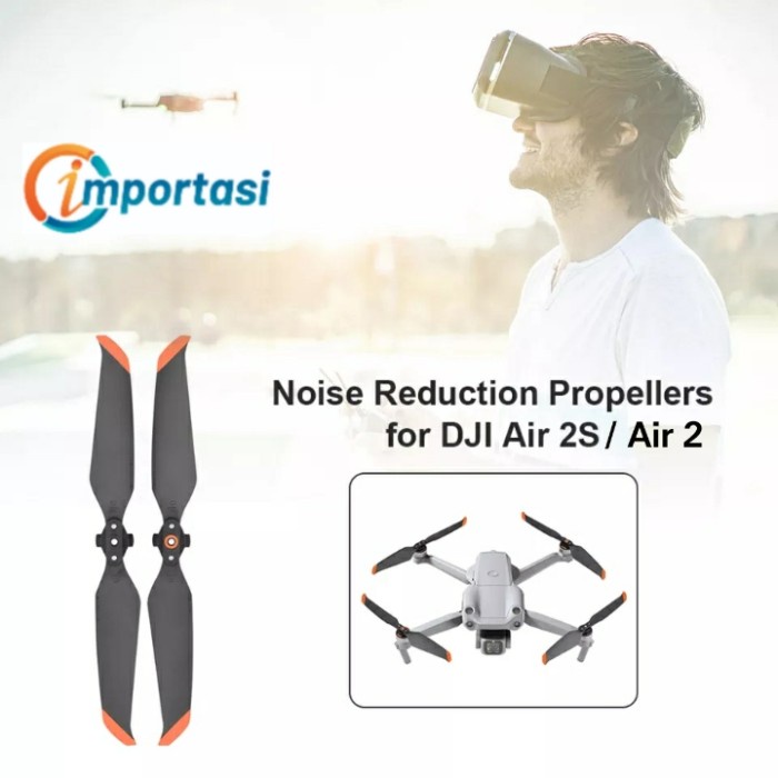 2 Pcs Propeller DJI MAVIC AIR 2 / 2S Low Noise Quick Release 7238F