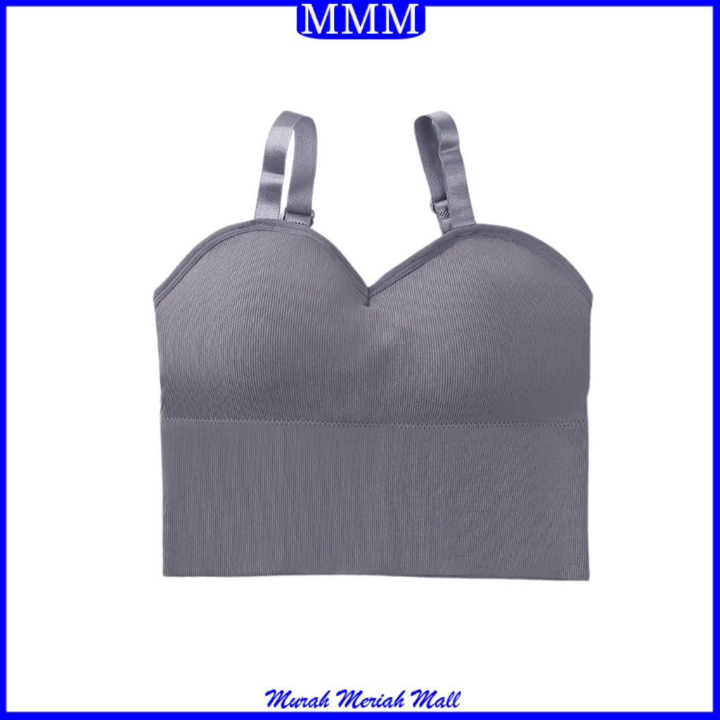 MMM Tanktop Bra Fashion 6428 Bra Gym Olahraga Push Up Bra Wanita Tanpa Kawat Elastis Sexy Import