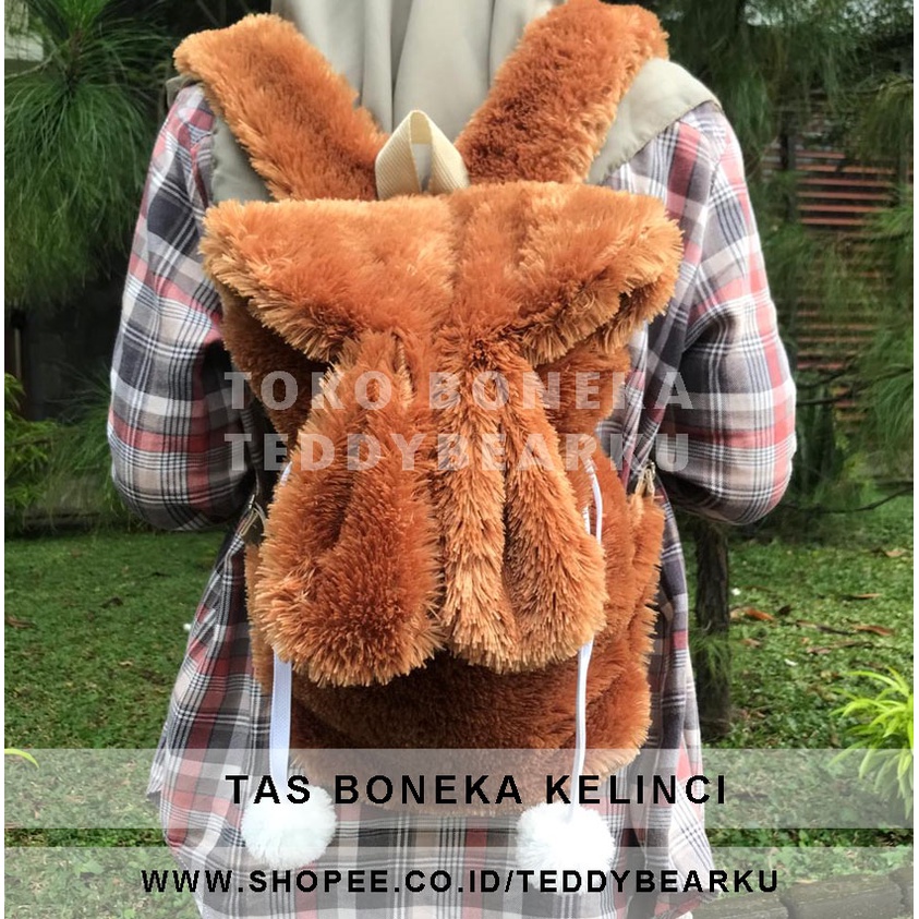 IMPORT! TAS BONEKA KELINCI BACKPACK RANSEL SERUT PIKABOY KOREA