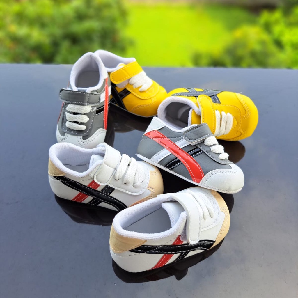 TOKOERS PRL03 Sepatu bayi laki laki prewalker sepatuanak umur 1 sd 12 bulan