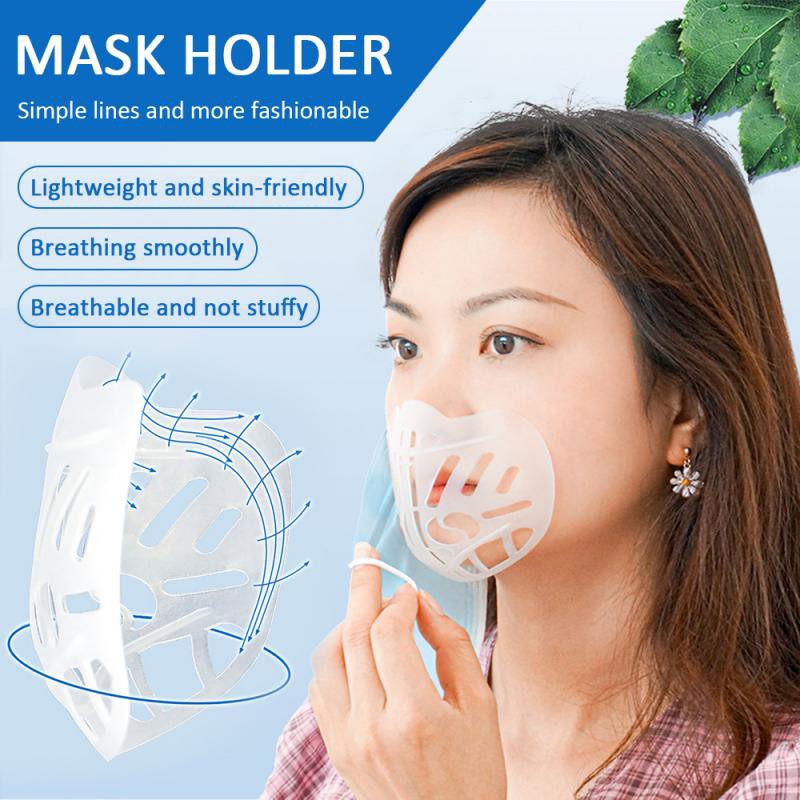 Penyangga Masker Mulut 3D / Penyangga Masker Silicone Anti Sesak / Popdesign Masker Mulut 3D / Penya