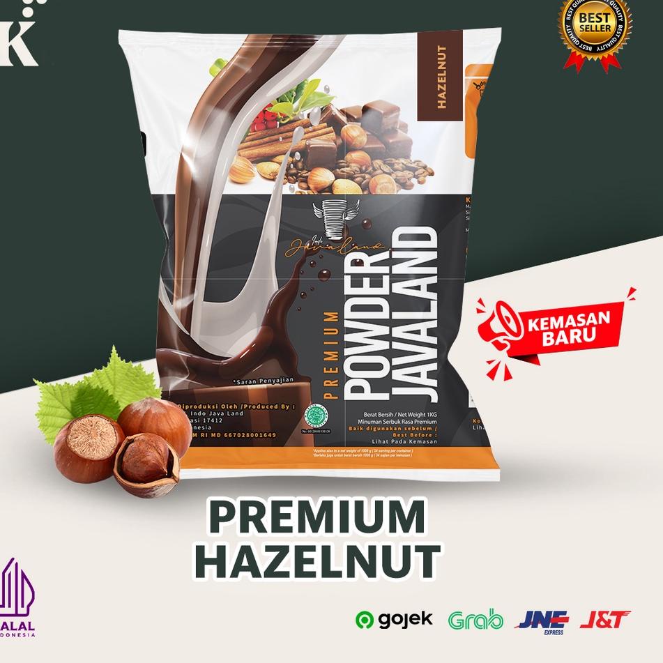 

12.12 Promo Brand Bubuk Minuman Premium Hazelnut Javaland Grande 1kg grosir