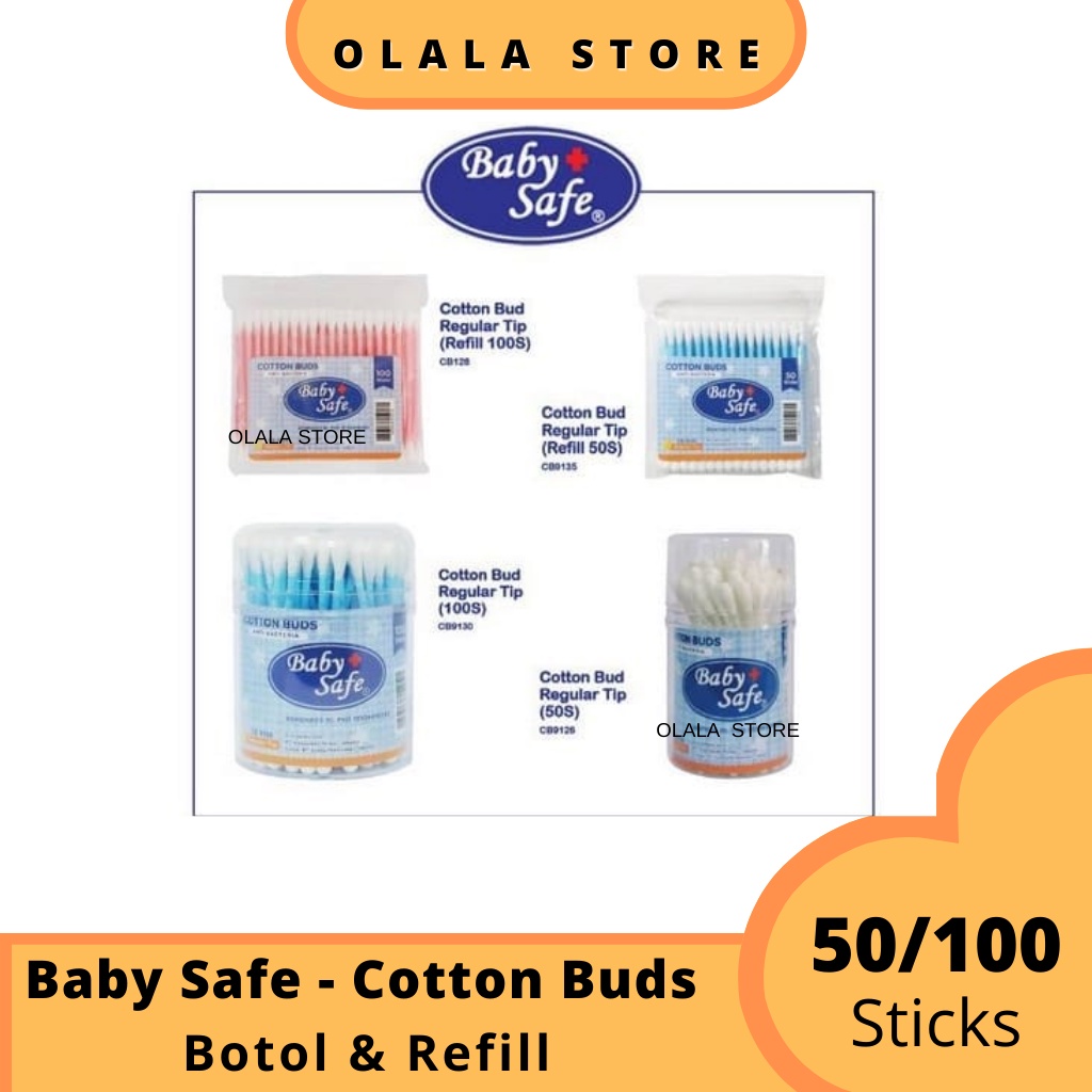 BABY SAFE - COTTON BUD SMALL 50's &amp; 100's