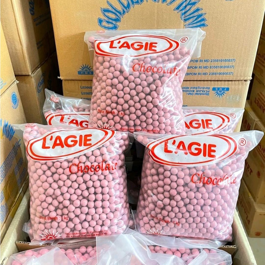 

COKLAT L'AGIE PINK KEMASAN 250 GRAM