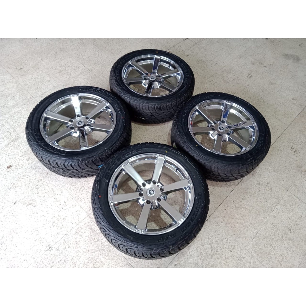 VELG BEKAS BRAVEHEART RING 20X8,5 PNP PAJERO, FORTUNER, STRADA, TRITON, L200, HILUX, PRADO Dll