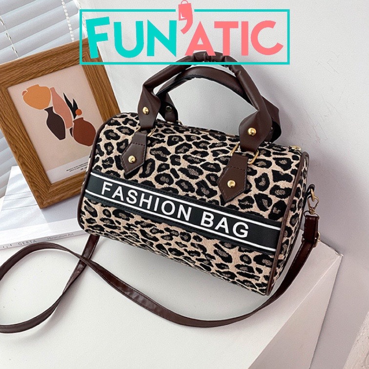 Funatic Tas Selempang Leopart Wanita Import Terbaru Fashion Korea FA1104