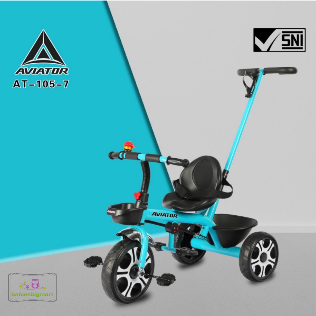 SEPEDA ANAK RODA 3 TIGA TRICYCLE AVIATOR AT 115 / AT 315-7 / AT 306 7 / AT 105 7 / TC 03 / TC 06 / T 21 / GY 101 / GY 1122 PMB GYRO DORONGAN