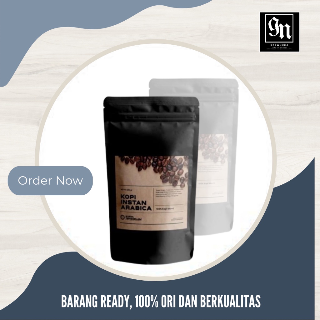 Kopi Arabika Instant Tanpa Ampas kualitas Espresso