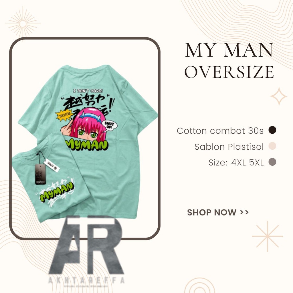 KAOS PRIA MY MAN OVERSIZE 4XL 5XL BAJU WANITA LD 130 136 XXXXL XXXXXL KAUS BIG SIZE T-SHIRT JUMBO ON