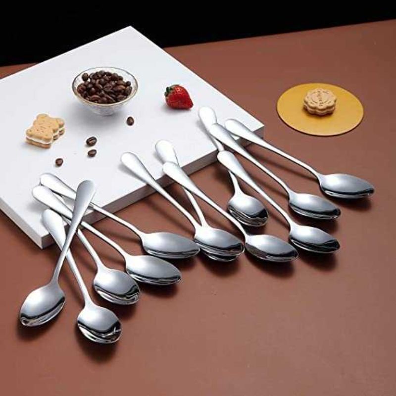 ROXY Sendok Teh Dessert Tea Spoon Stainless Steel Comfortable Grip - 401ST