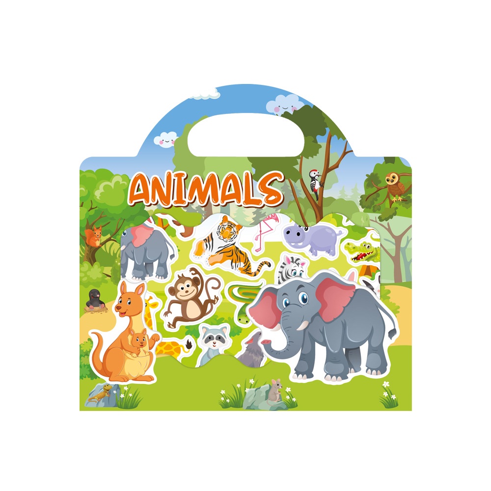 TweedyToys - DIY Sticker Bag Besar / Reusable Stiker / Sticker Activity Book Mainan Edukasi Anak