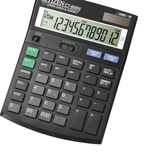 

➤ Kalkulator Citizen CT-666N 12 Digit / Calculator Citizen CT 666 N ⅍