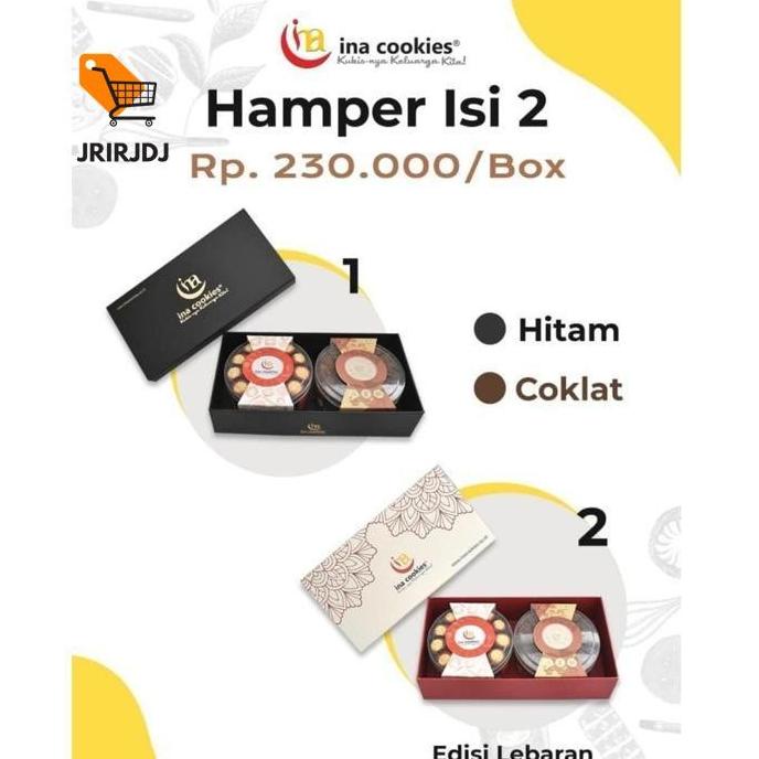 

PARSEL RAMADHAN HAMPERS KUE KERING INA COOKIES PARCEL KUE KERING LEBARAN EL09I09A82L