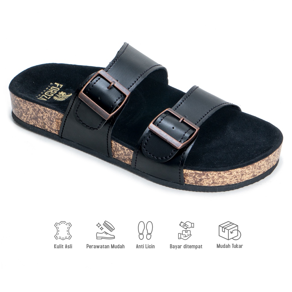 Sandal Pria Casual Sendal Slop Fordza Slipper Birken FL01