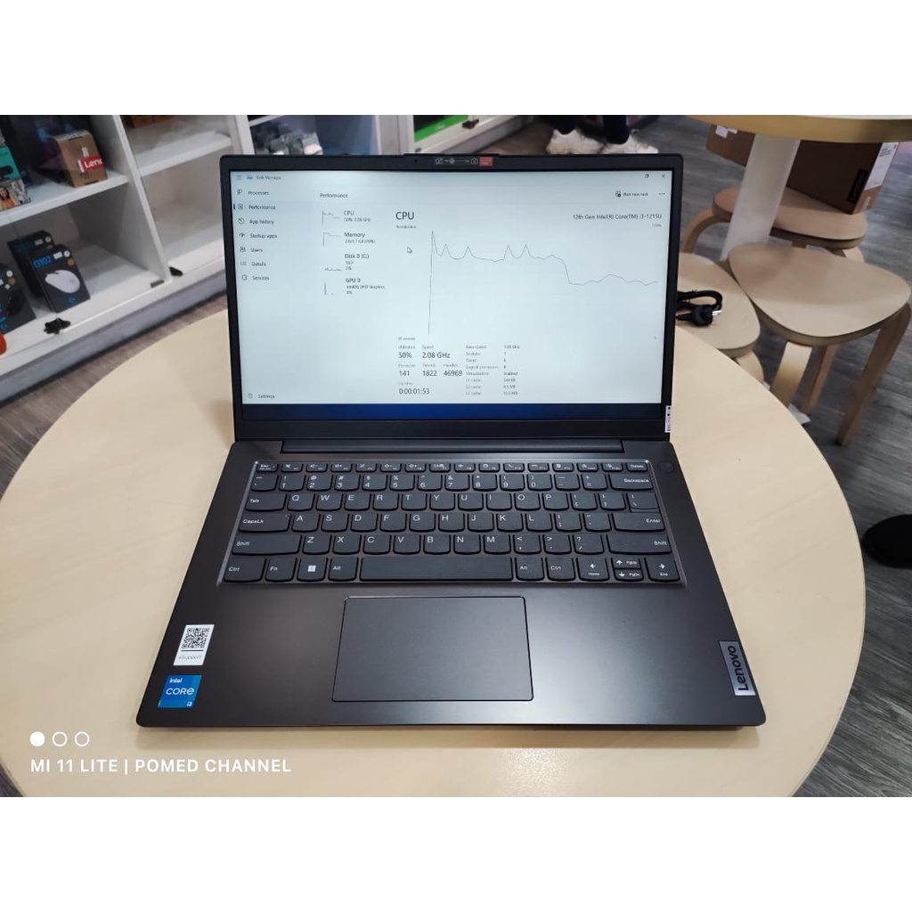 Laptop Gaming Lenovo V14 G3 Intel Core I3 1215U 20GB 512GB 14 FHD Windows 11 Home Iron Grey Termurah