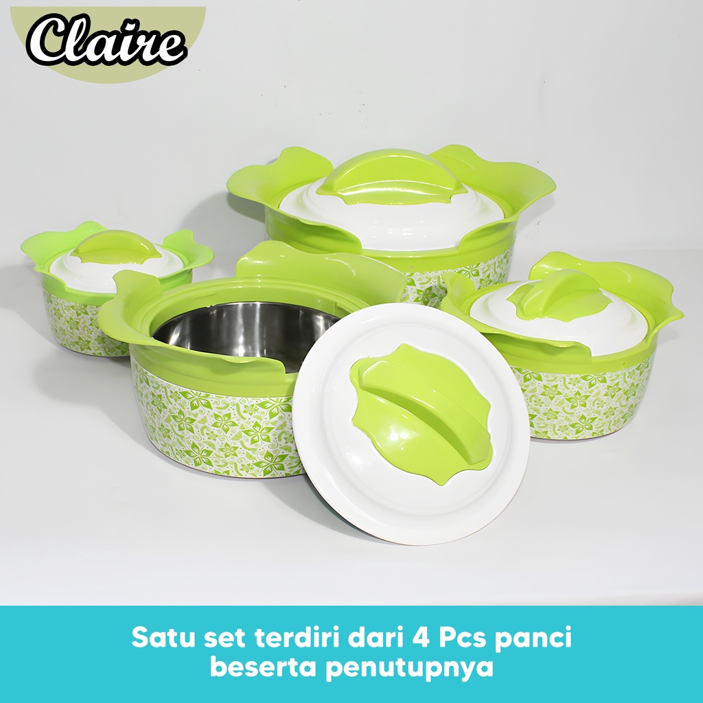 Wadah Makanan 1 SET 4 PCS A101 / Wadah Sayur Lebaran / Wadah Serba Guna