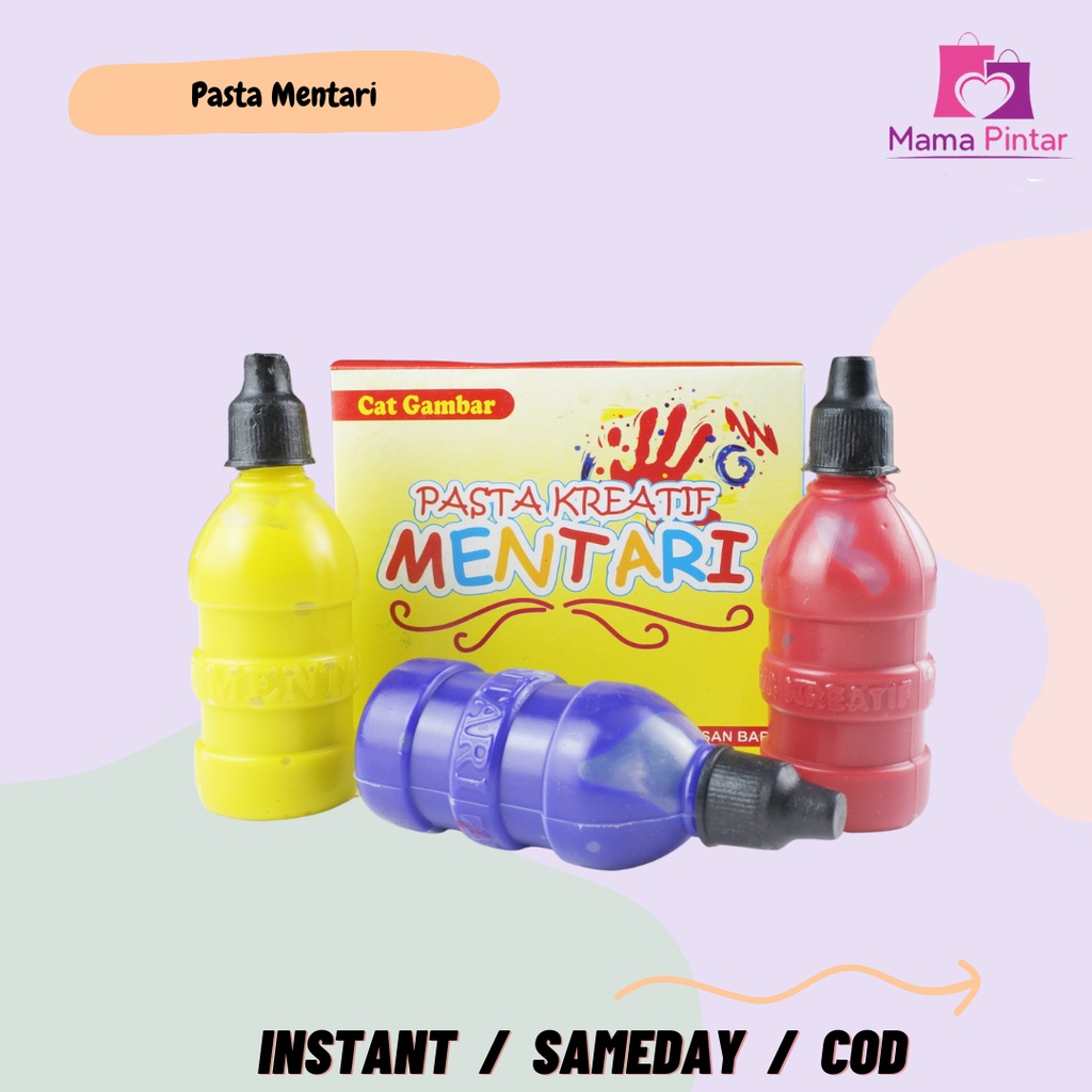 

Cat Air / Cat Warna Anak Untuk Melukis Kerajinan Mainan Edukasi Finger Painting Pasta Kreatif Mentari