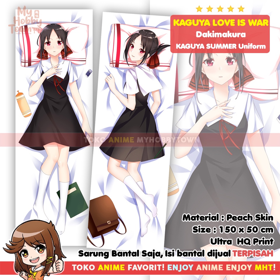 Sarung Bantal Anime Dakimakura Kaguya-sama Love Is War : Kaguya Summer Uniform