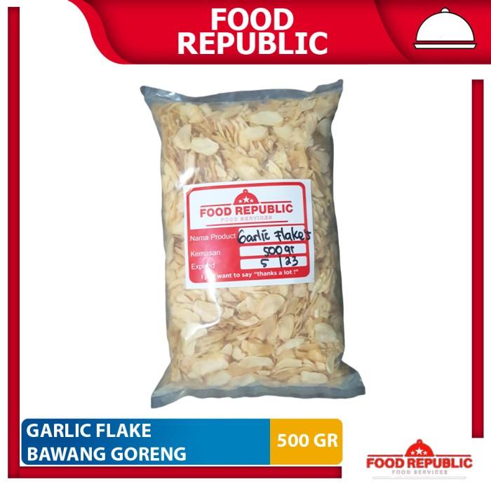 

Bawang Putih Goreng Flake 500 GR Fried Garlic Enak Gurih Halal