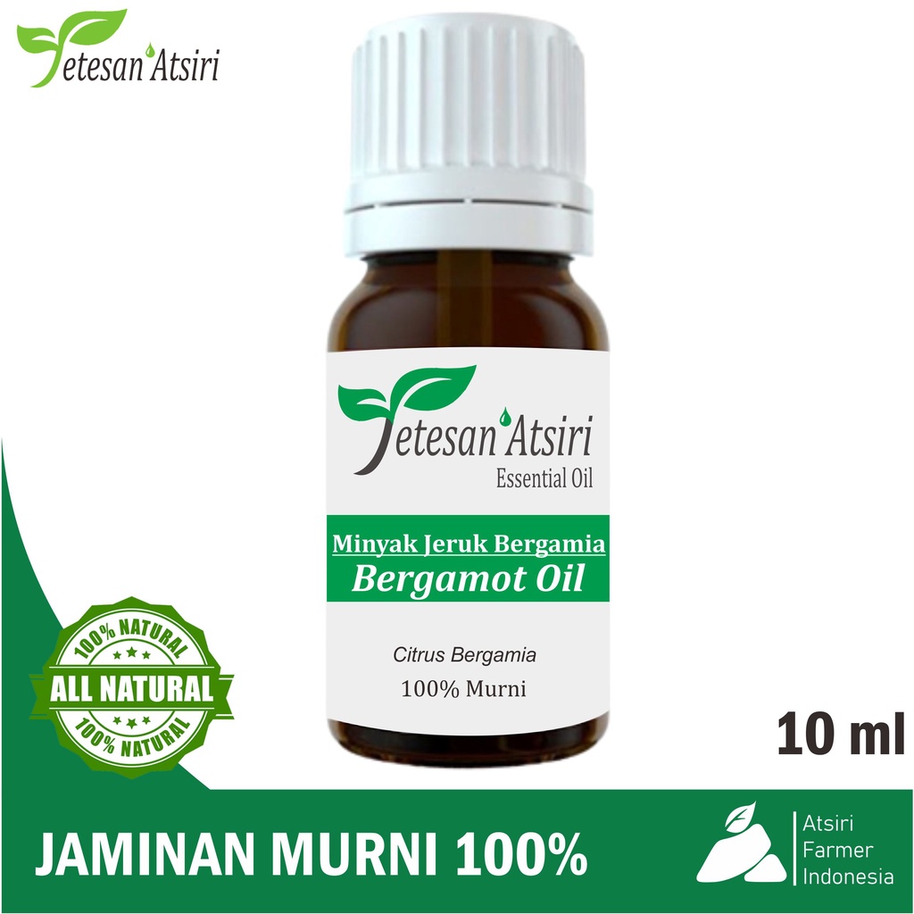 10ml minyak atsiri jeruk bergamot pure essential oil esensial  essensial aromatherapy aromaterapi diffuser humidifier burner