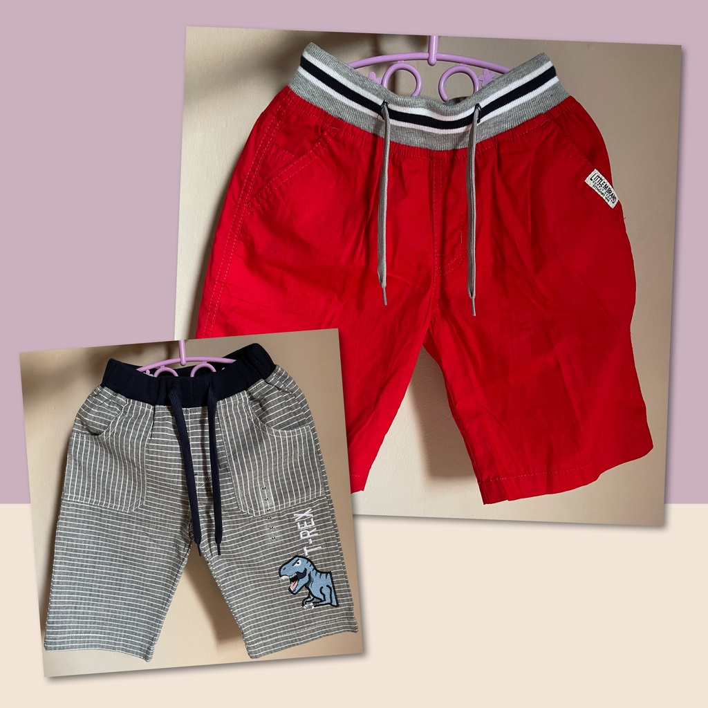 LITTLE M CELANA //CELANA LITTLE M// CELANA PENDEK BABY BOY//CELANA ANAK LAKI2 LITTLE M