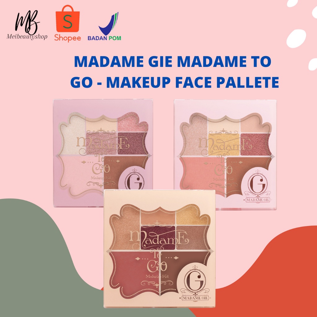 Madame Gie Madame To Go - MakeUp Face Pallete